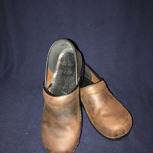 Dansko Clogs -Brown Leather